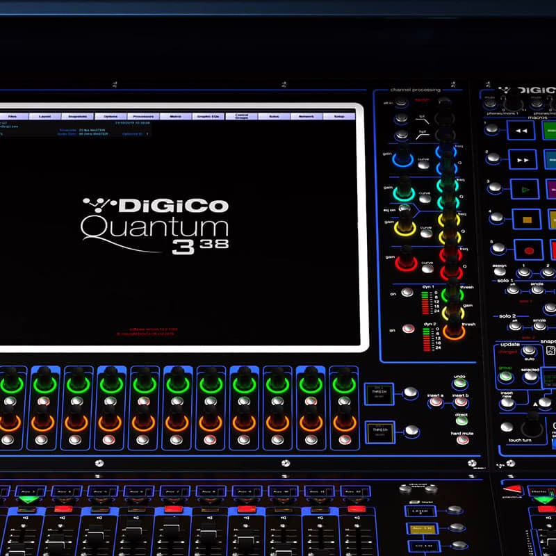 Ecran tactile central de la console (barre de menus)