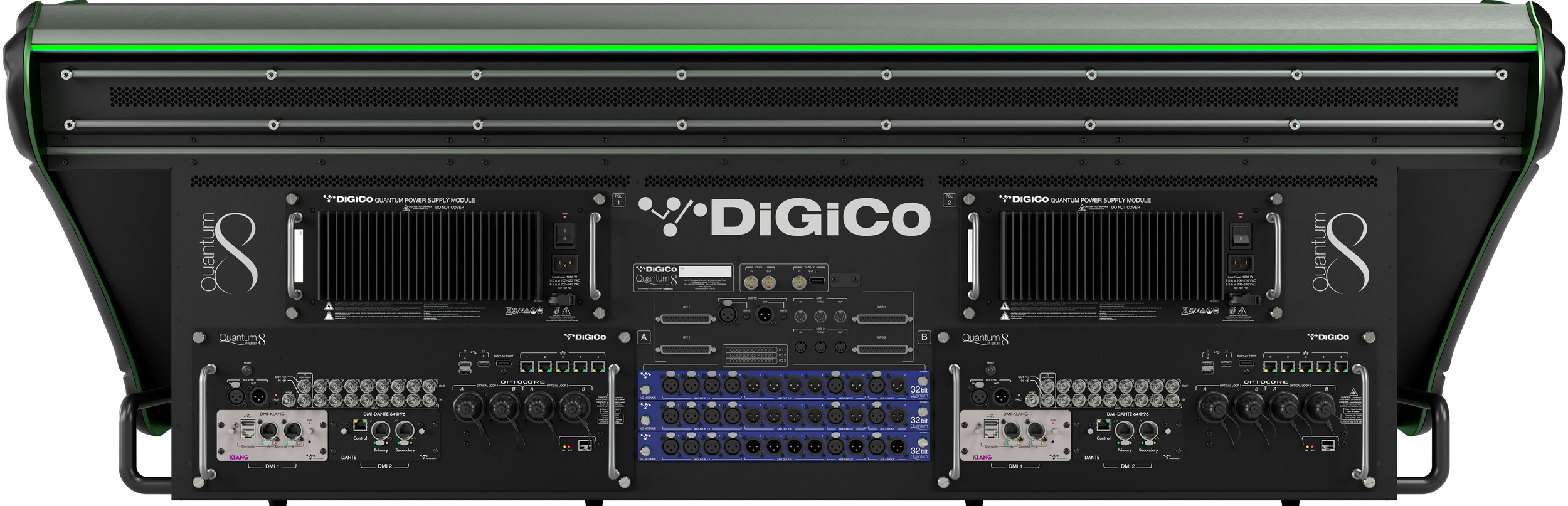 DiGiCo Quantum852 — Face arrière