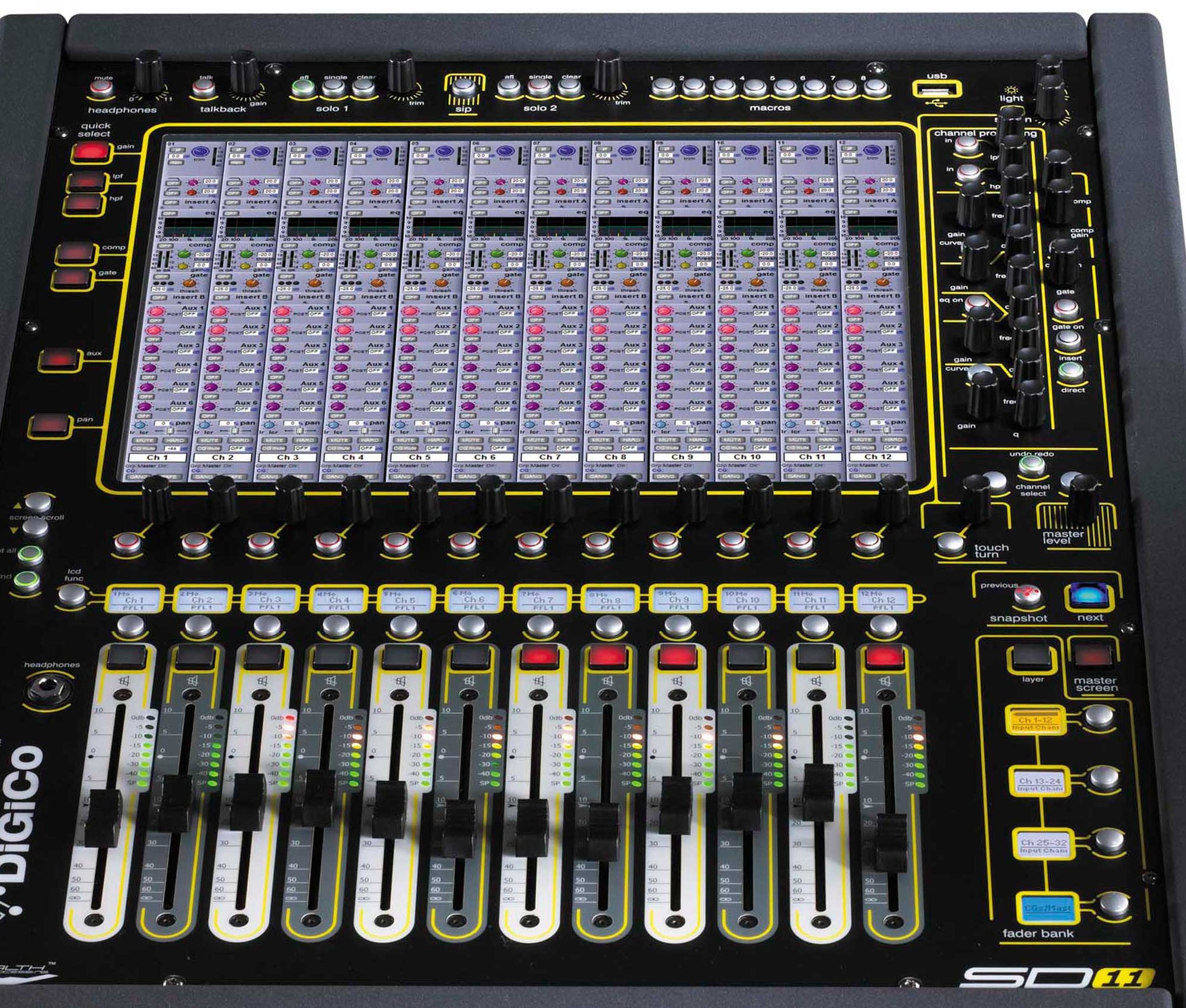DiGiCo SD11 — Tranche