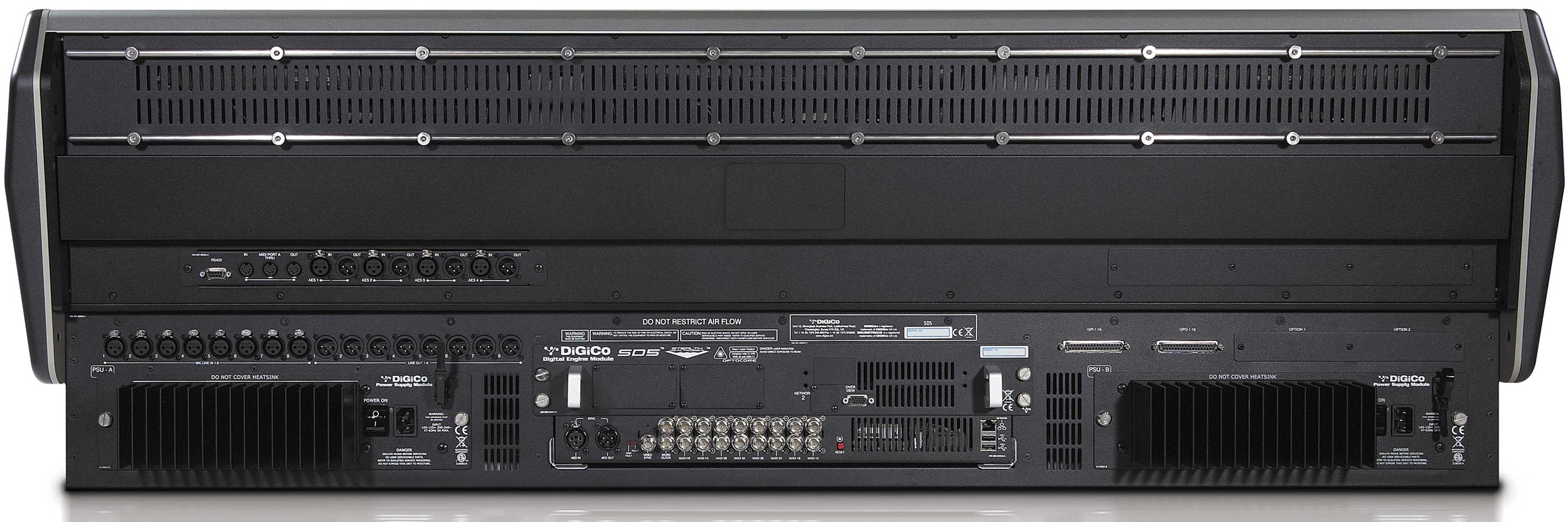 DiGiCo SD5 — Rear I/O