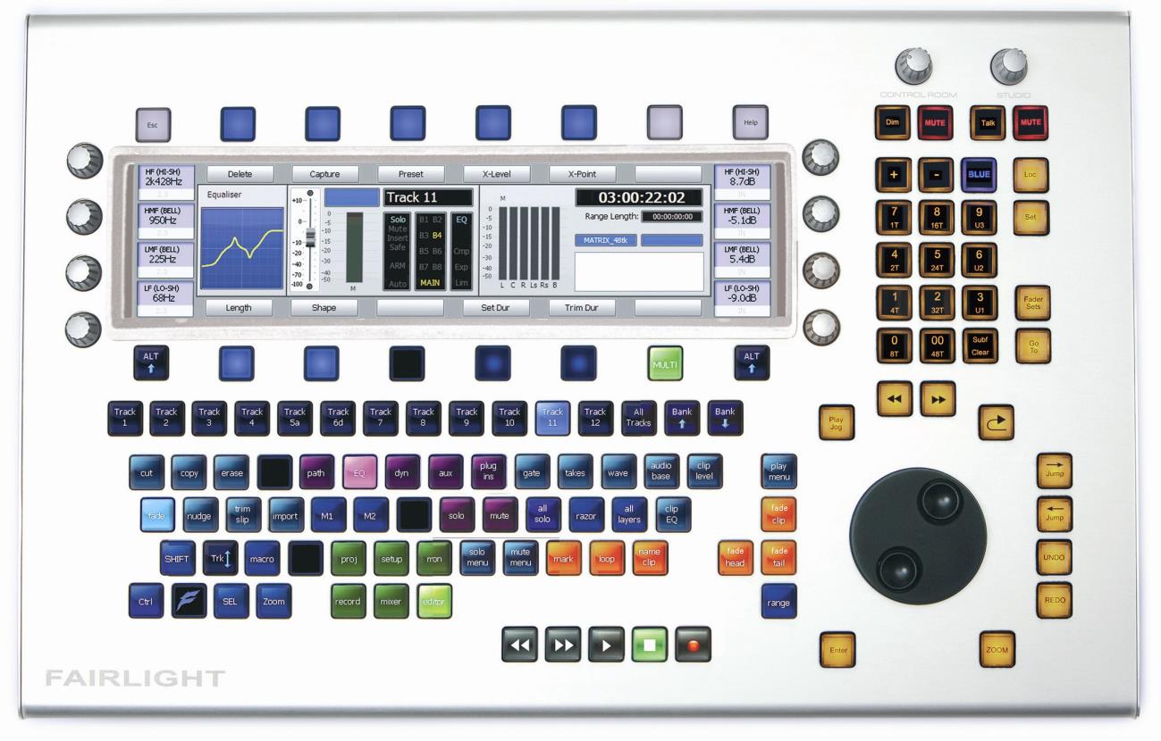 Fairlight Xynergi — Channel strip