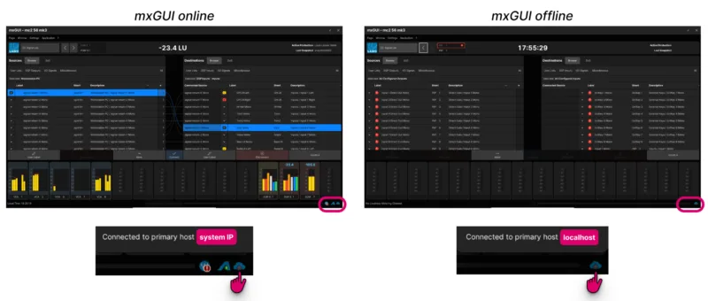 mxGUI (préparation hors ligne) screenshot