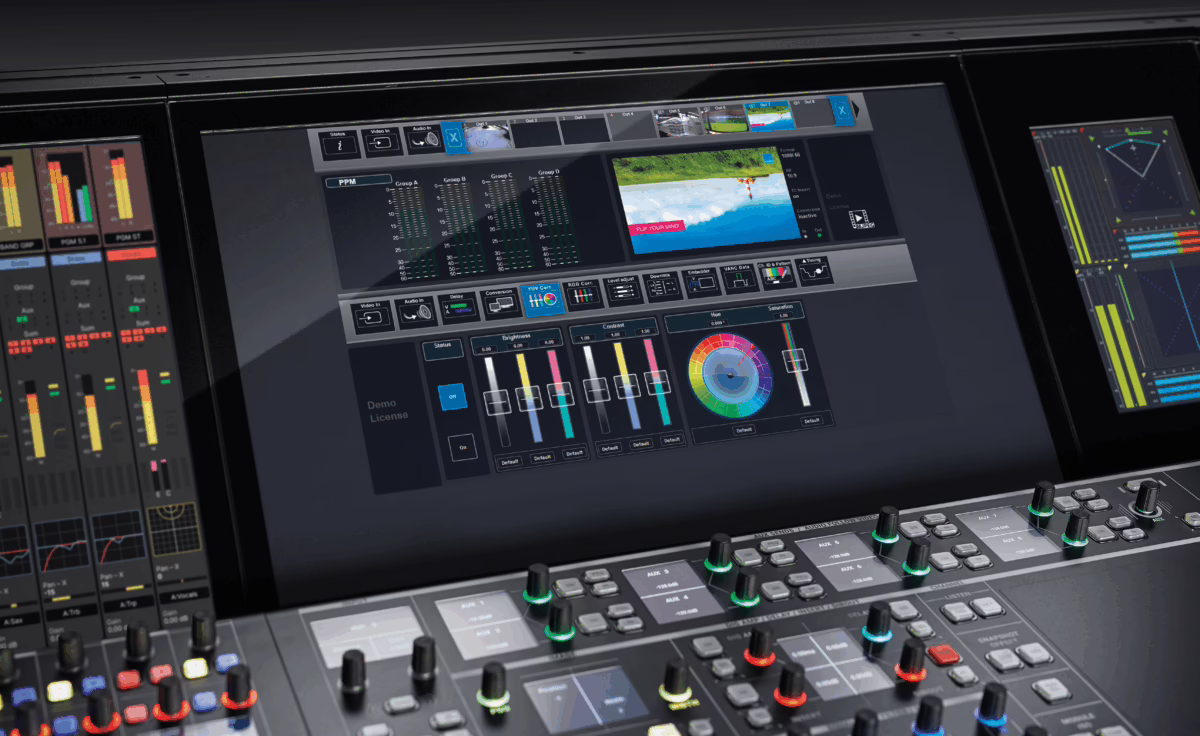 mc²56 broadcast interface (PPM, video, correction)