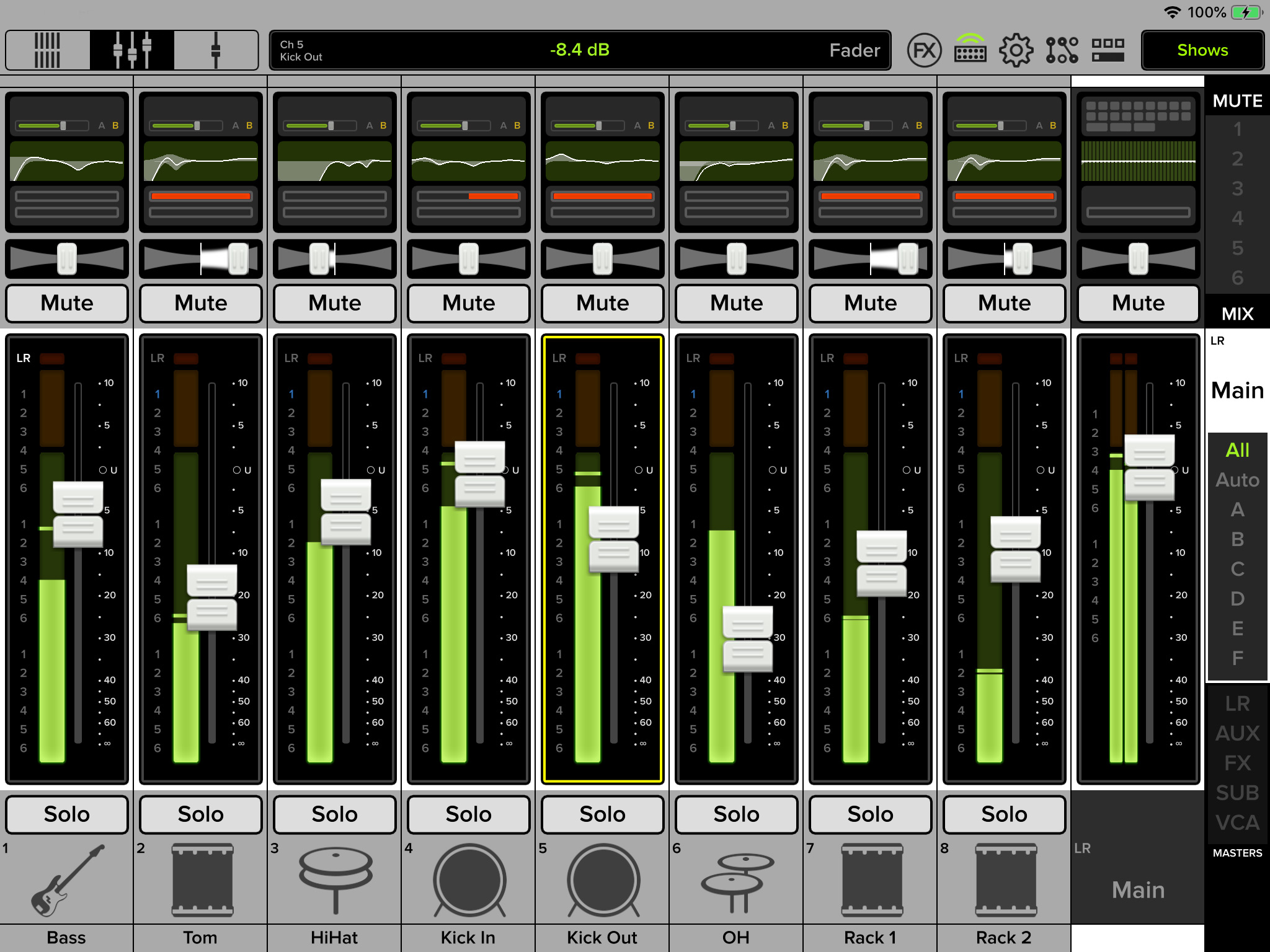 Mackie DL16S — Tranche