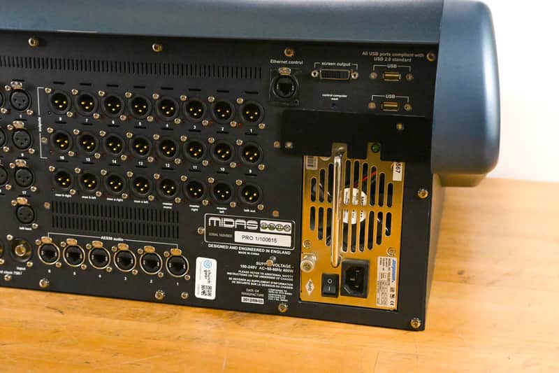 Midas PRO1 — Face arrière