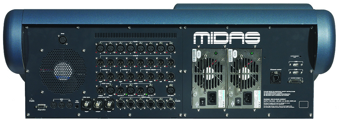 Midas PRO2 — Rear I/O