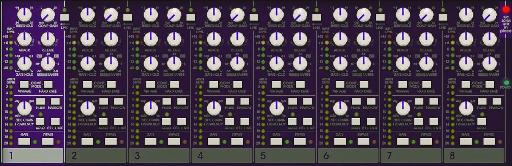 Midas PRO2, Effects, effect parameters screen