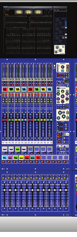 Midas XL8 — Channel strip