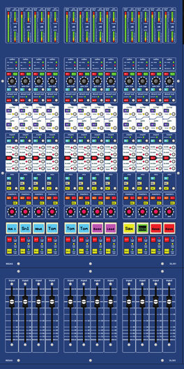 Midas PRO9 — Channel strip