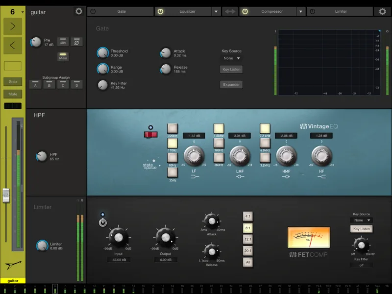 Universal Control (Fender Universal Control) — capture d’écran