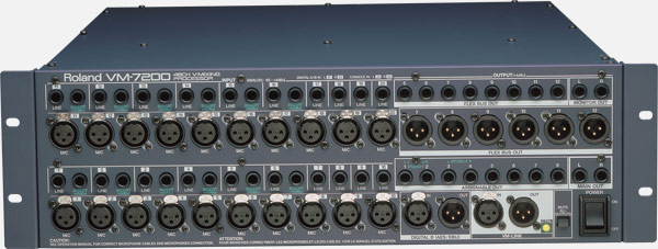 Roland VM-7200 — Rear I/O