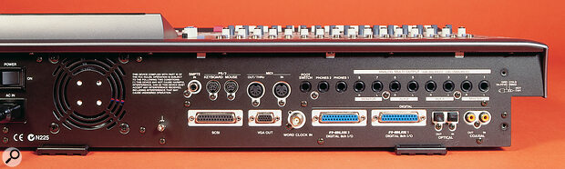 Roland VS-2480 — Rear I/O