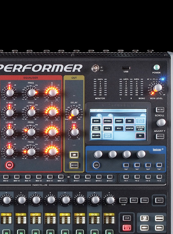 Soundcraft Si Performer — Tranche