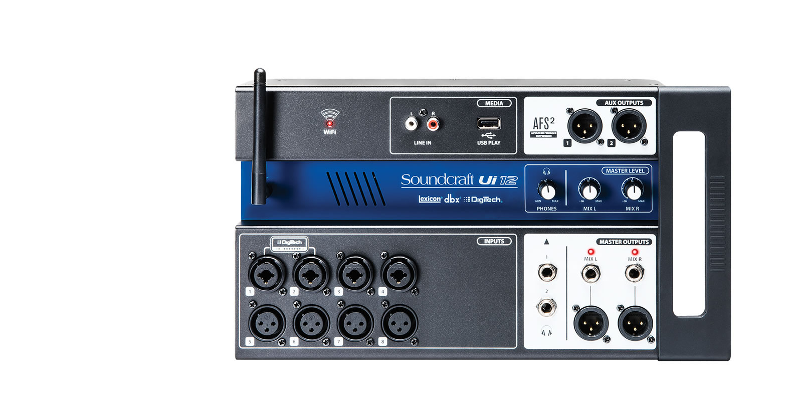 Soundcraft Ui12 — Rear I/O