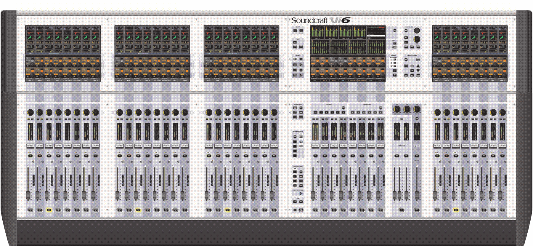 Soundcraft Vi6 — Tranche
