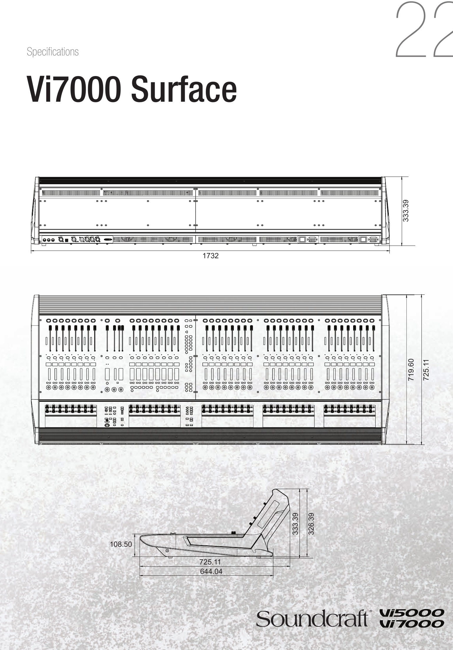 Soundcraft Vi7000 — Schéma