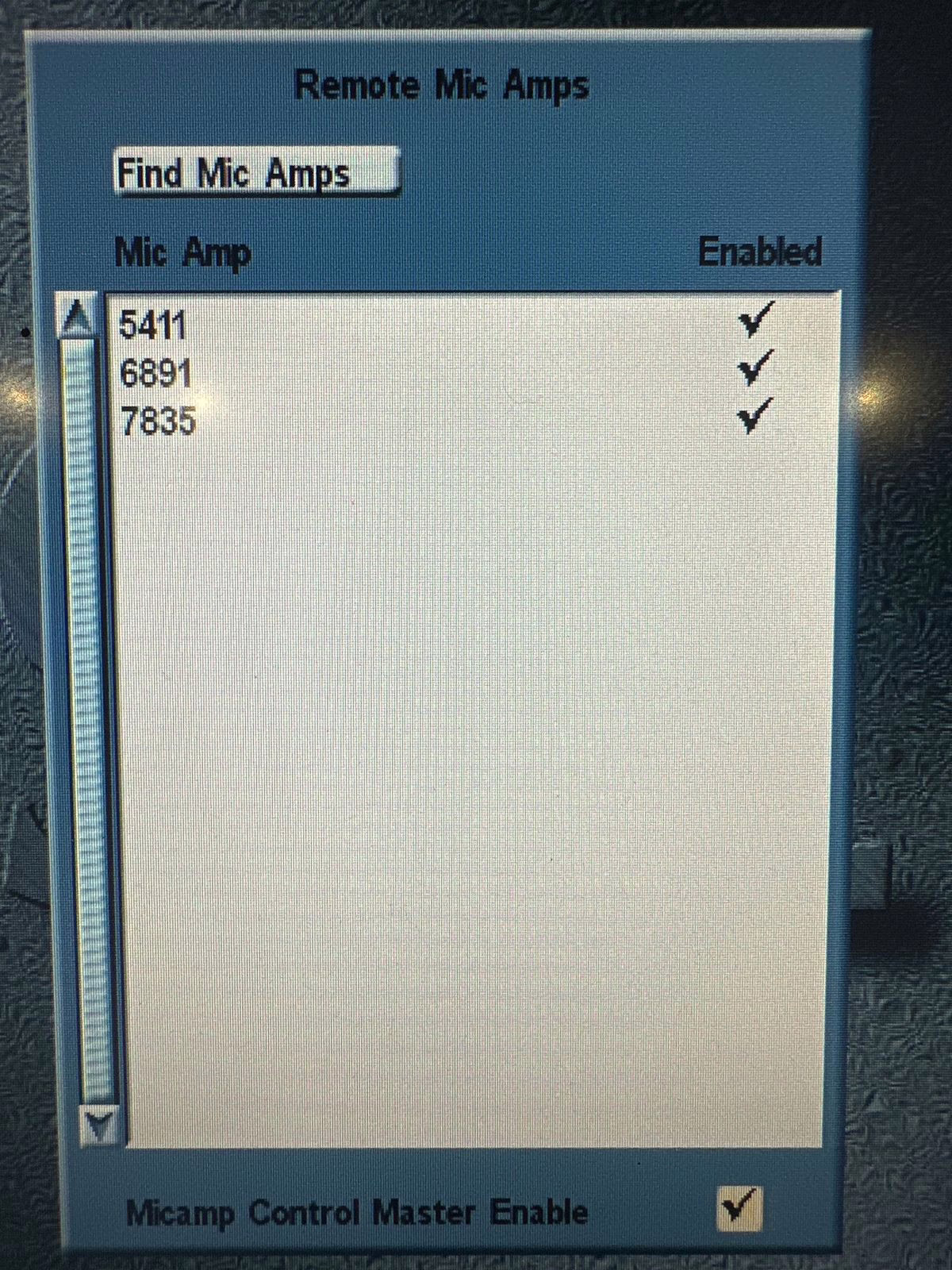 Software screen