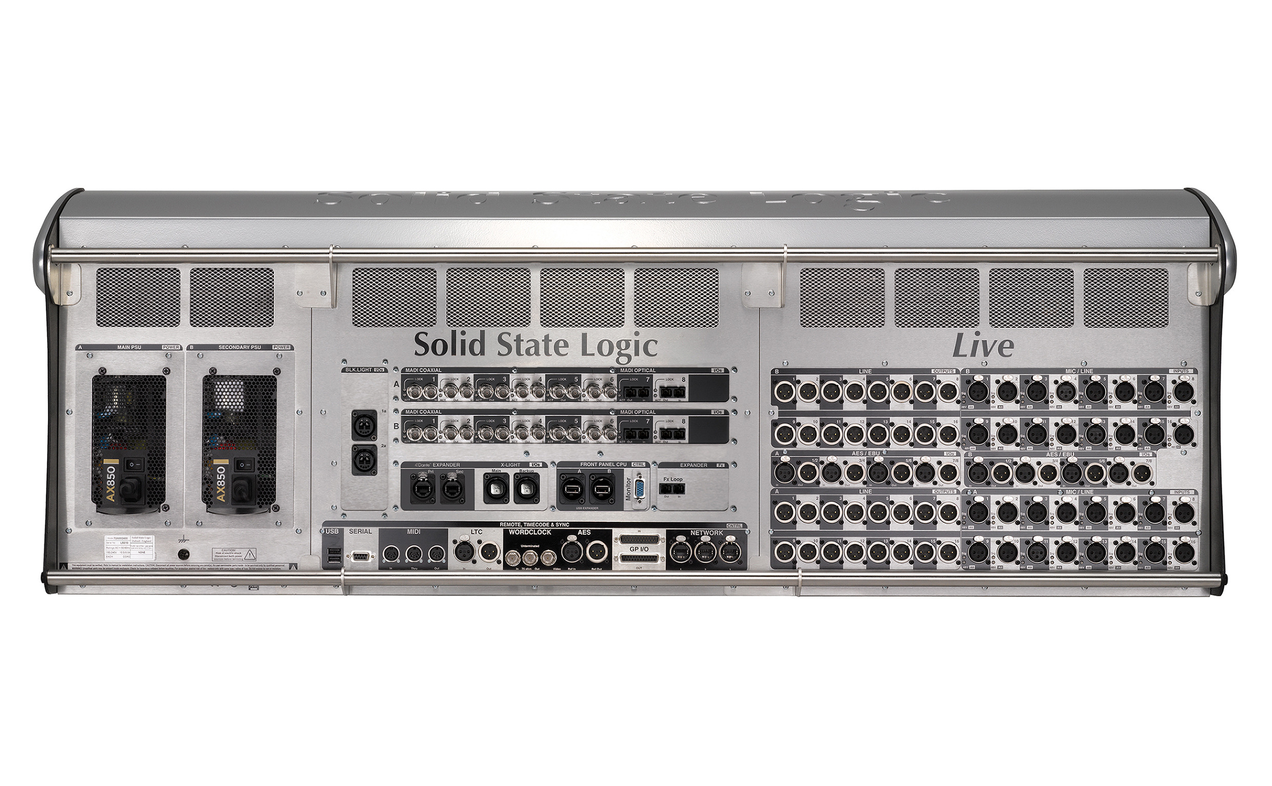 Solid State Logic L550 — Rear I/O