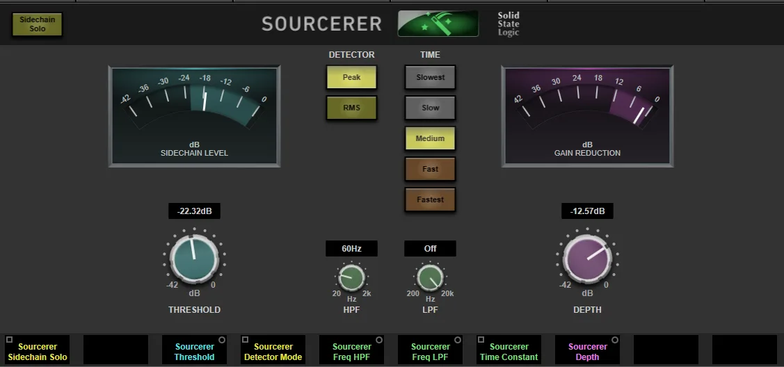 System T software: Sourcerer automixer (common to the System T range)