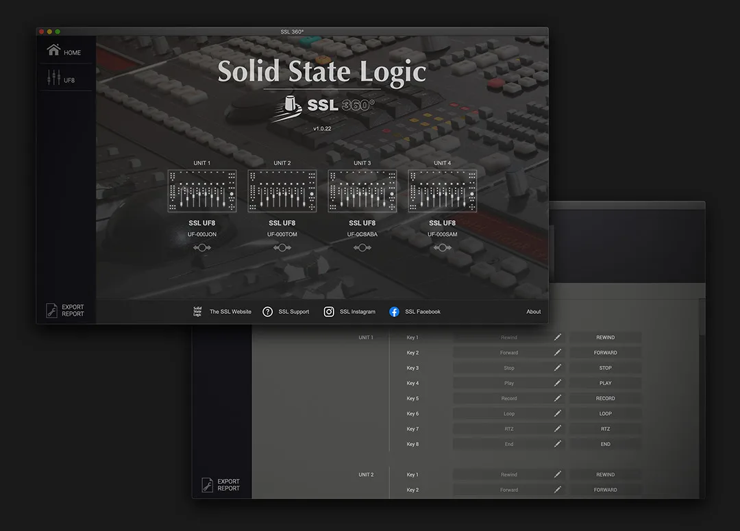 Logiciel SSL 360° : gestion des contrôleurs U Series et mappage DAW