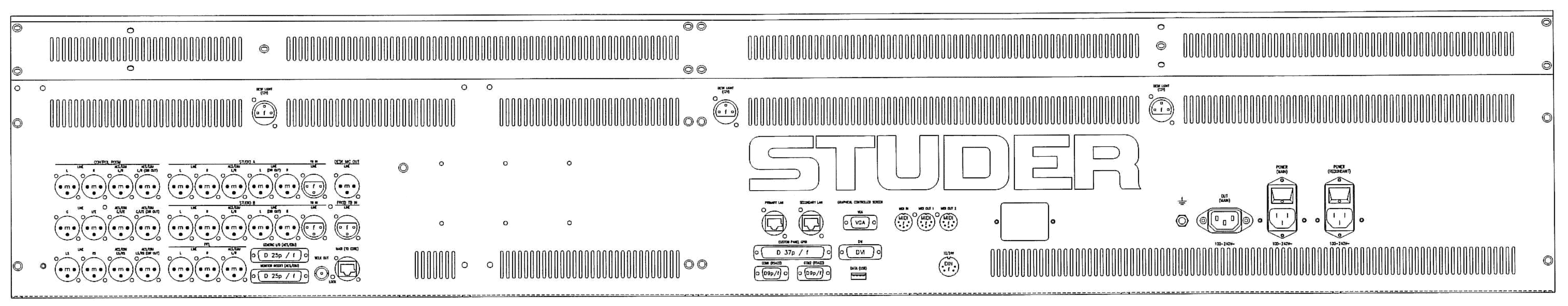 Studer Vista 5 — Face arrière