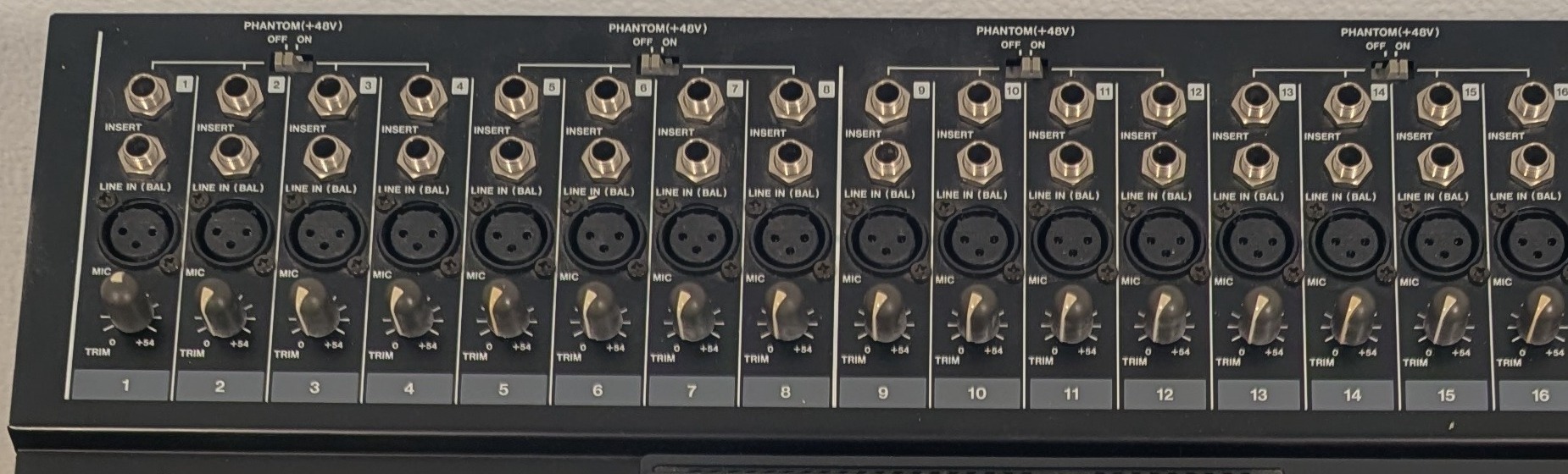 Tascam DM-24 — Tranche
