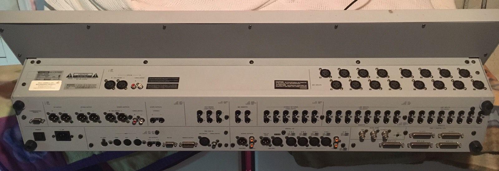 Tascam TM-D8000 — Rear I/O