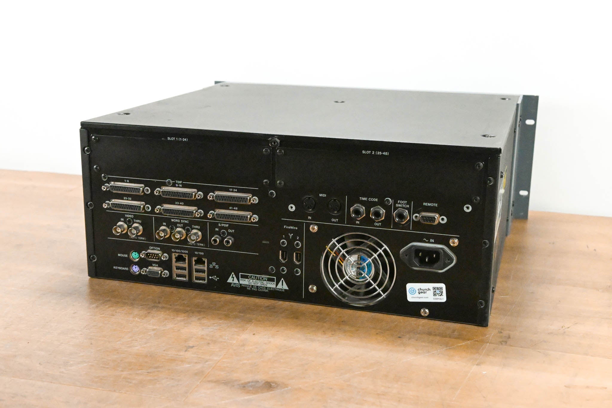 Tascam X-48 — Rear I/O