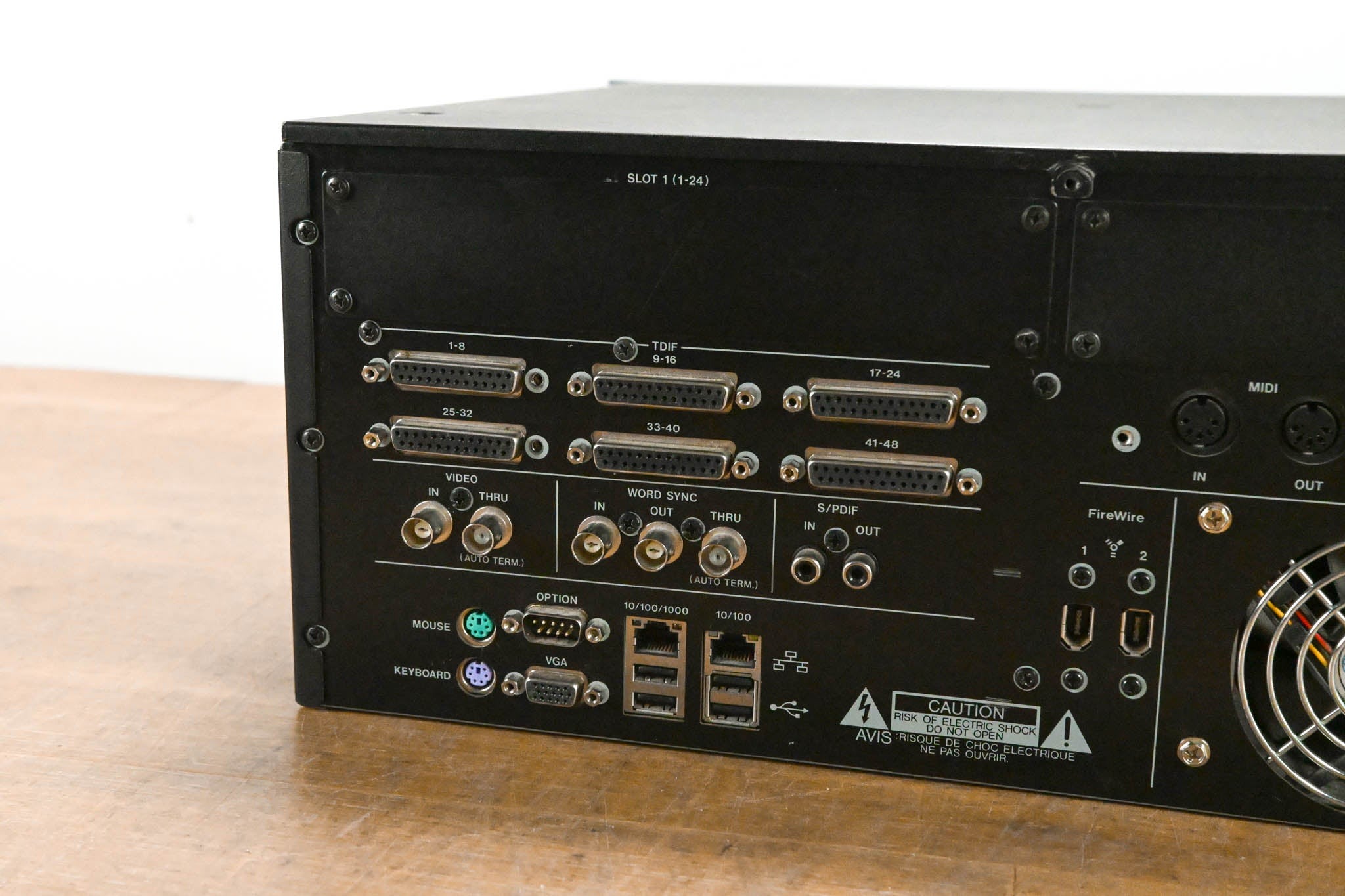 Tascam X-48 — Rear I/O