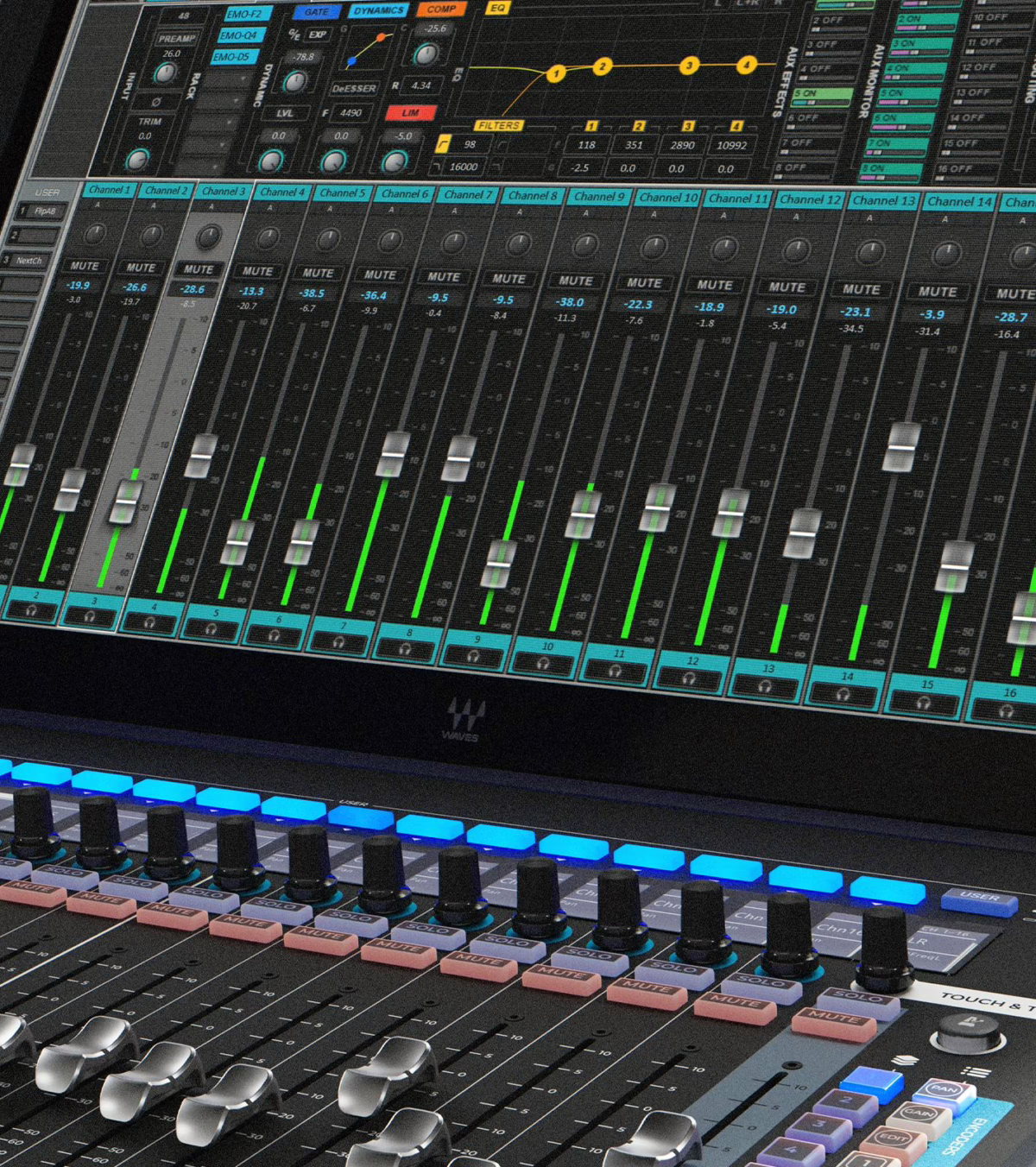 GUI mixeur