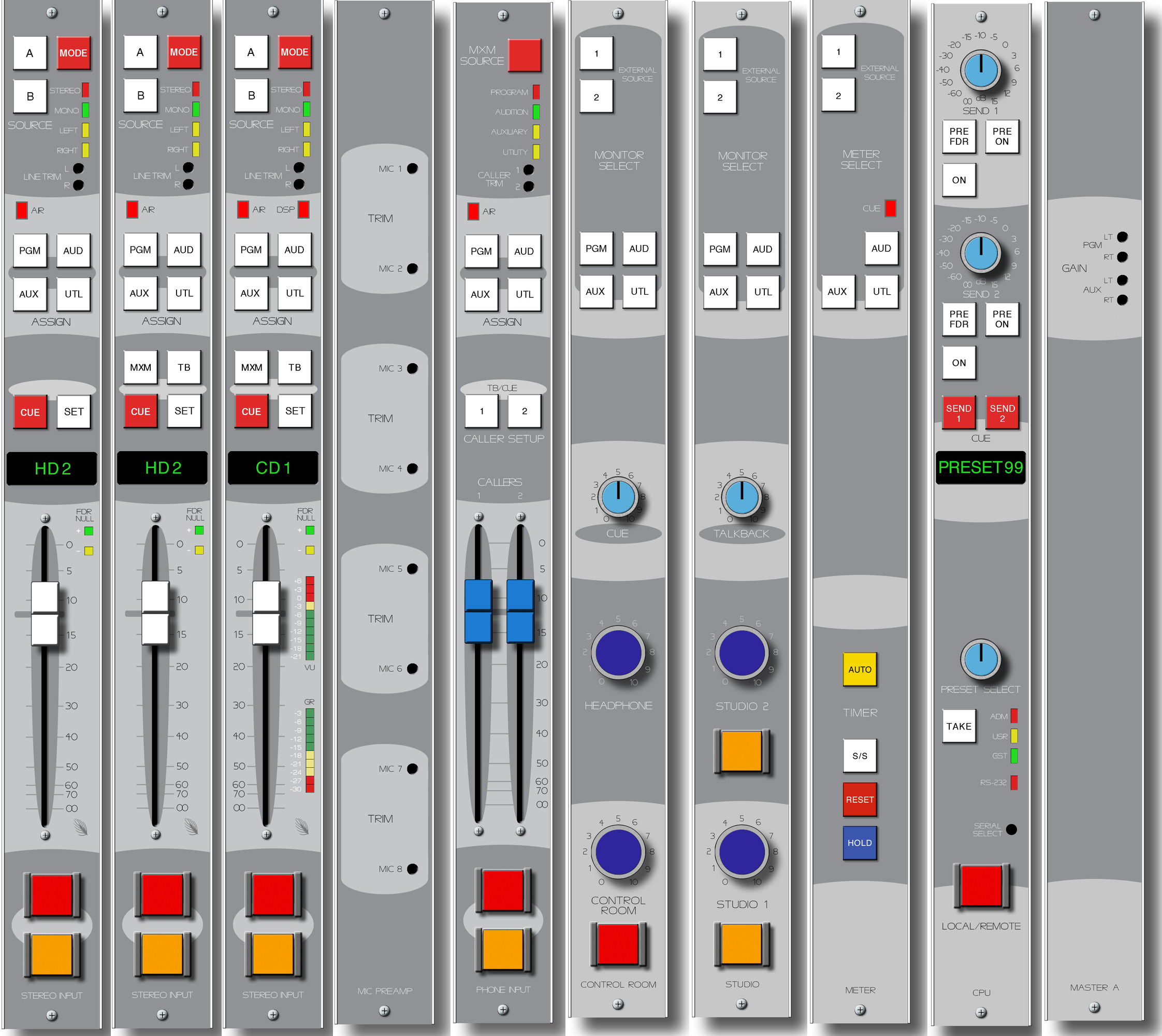 Wheatstone D-8000 — Tranche
