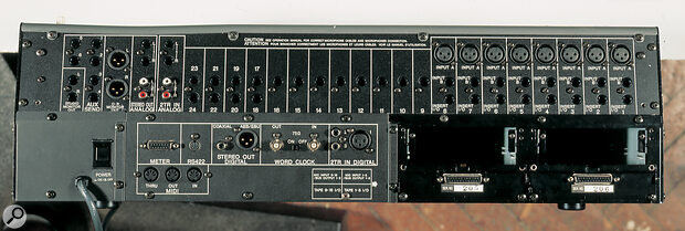 Yamaha 02R — Rear I/O