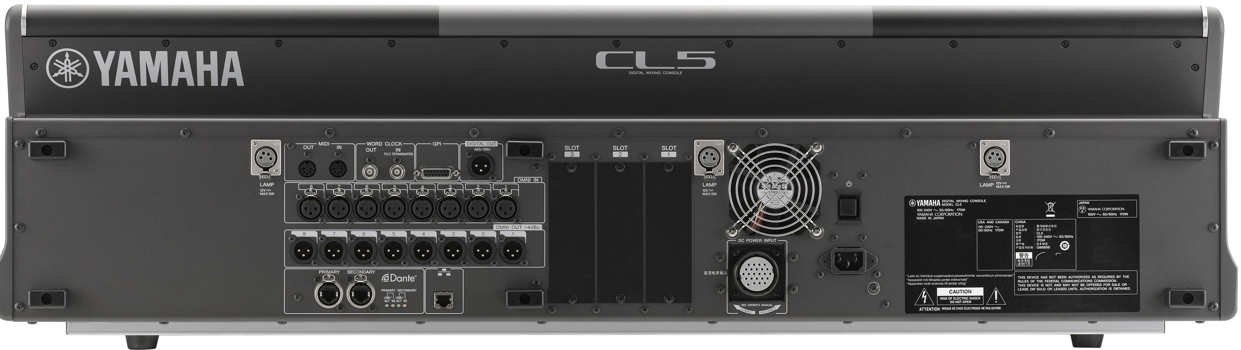 Yamaha CL5 — Face arrière