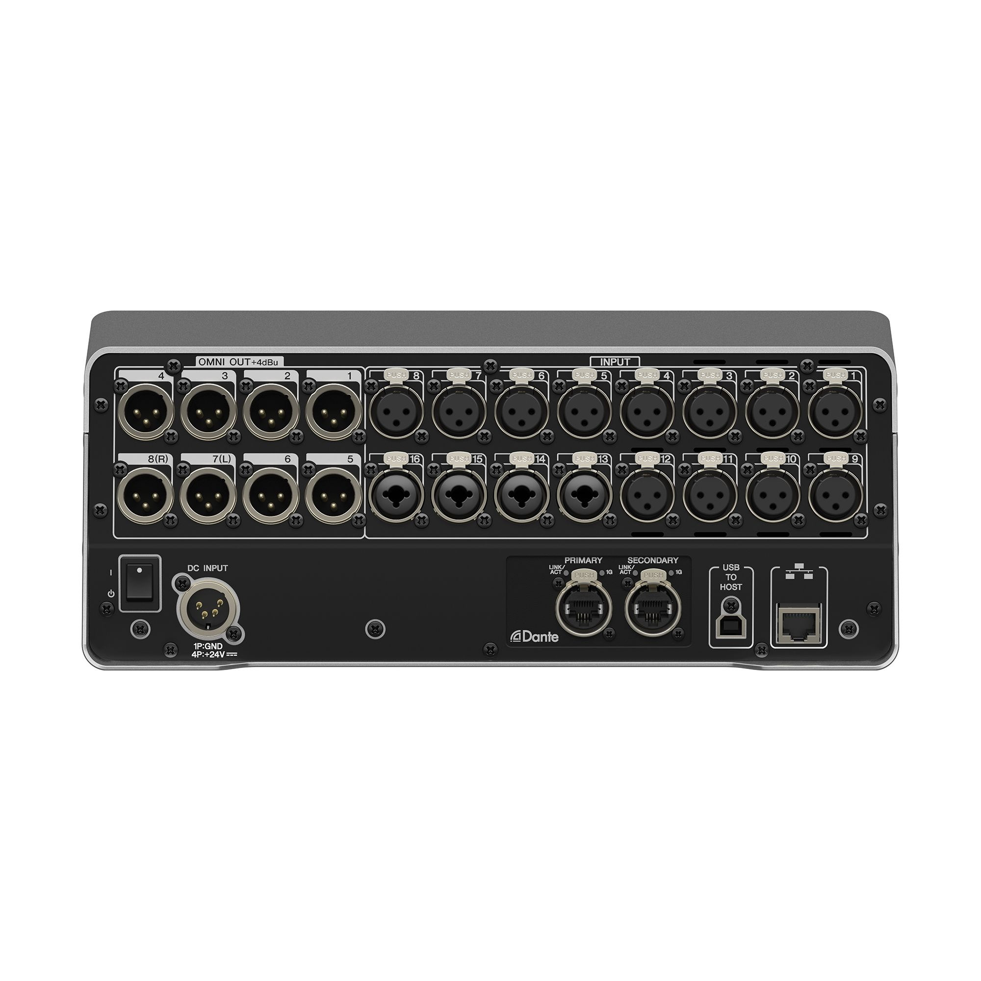 Yamaha DM3 — Rear I/O