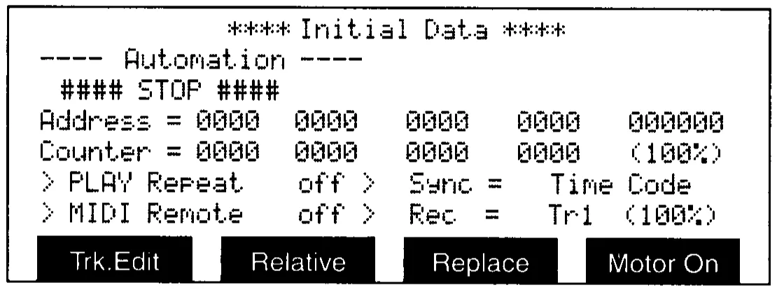DMC1000 LCD, automation (manual drawing)