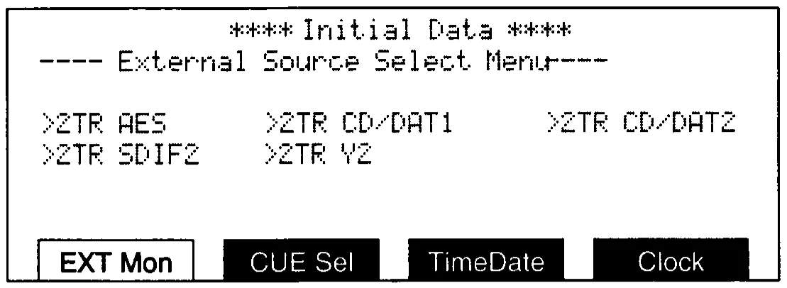DMC1000 LCD, external source select (manual drawing)