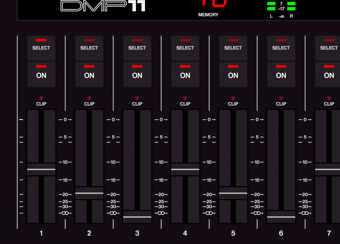 Yamaha DMP11 — Tranche