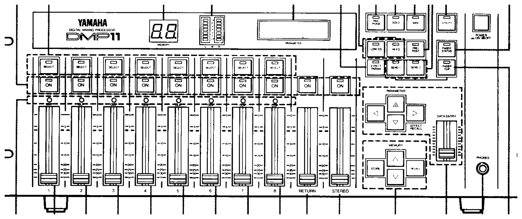 Yamaha DMP11 — Tranche