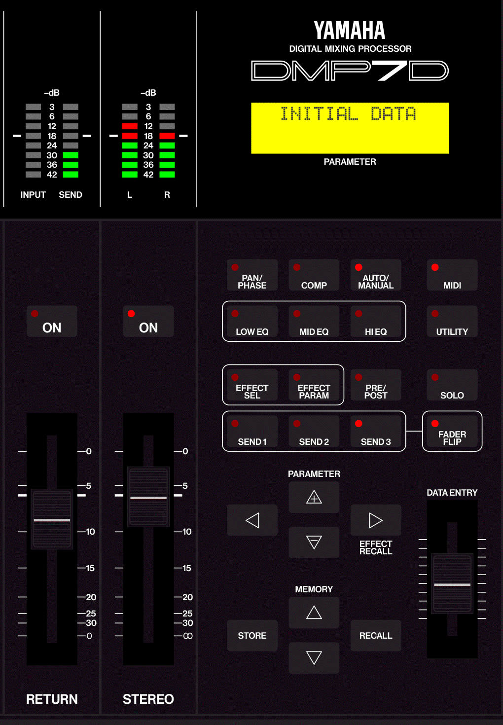 Yamaha DMP7D — Tranche