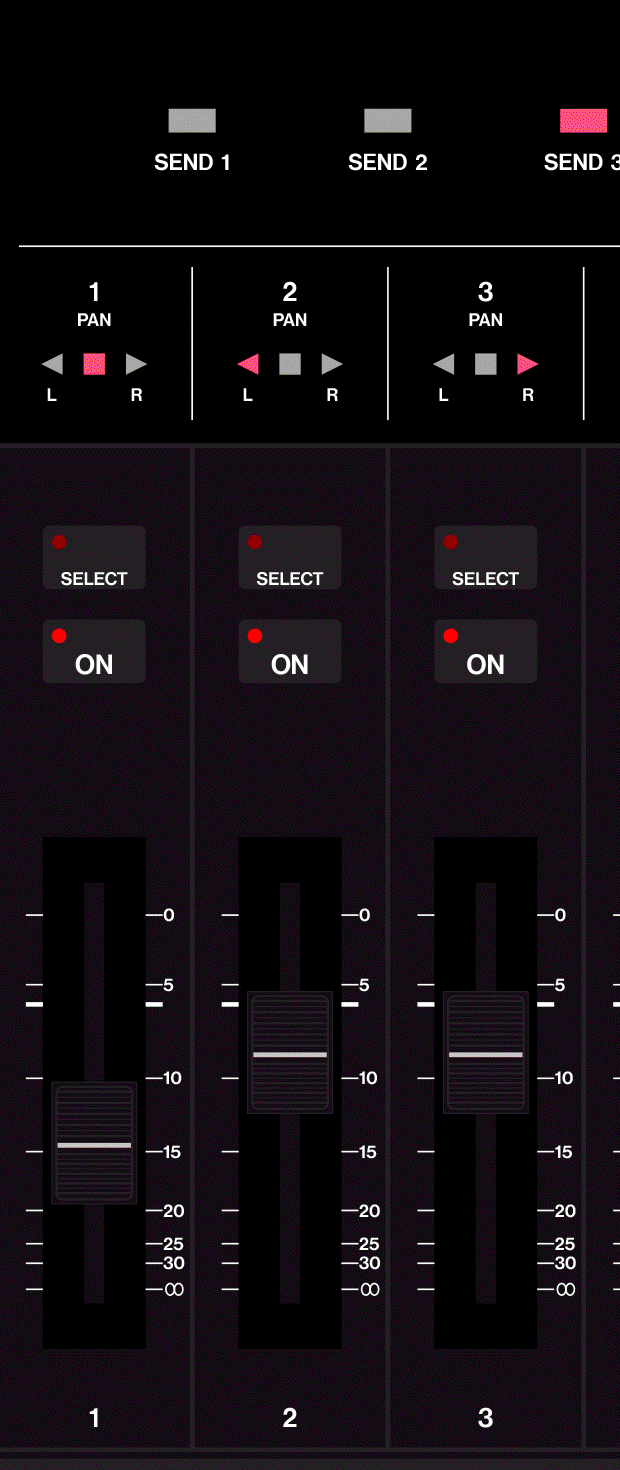 Yamaha DMP7D — Tranche