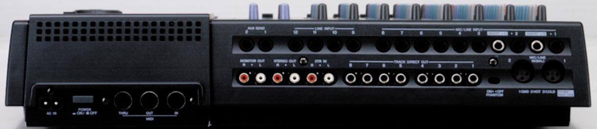 Yamaha MD8 — Face arrière