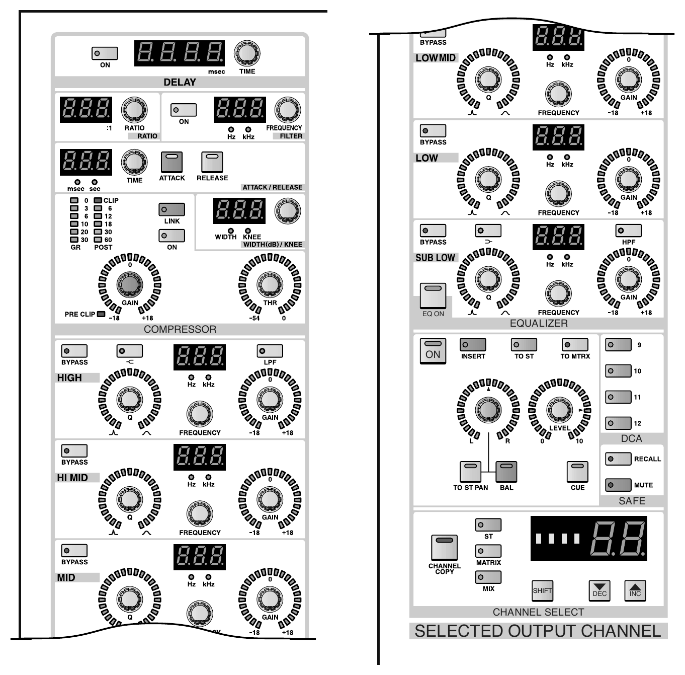 Yamaha PM1D — Tranche