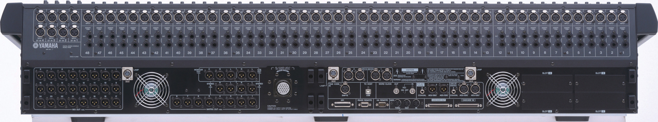 Yamaha PM5D — Rear I/O