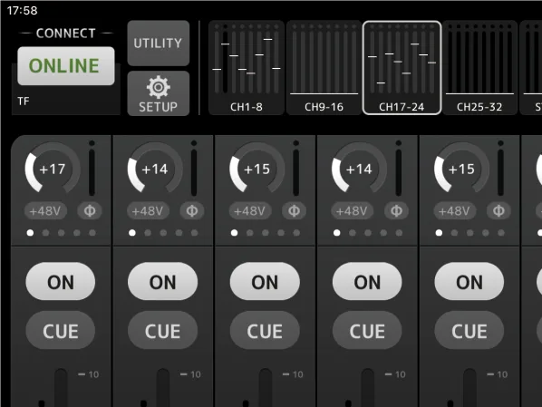 TF StageMix, capture d’écran