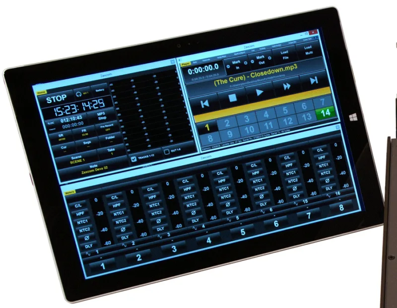 Oasis GUI (Zaxcom GUI) screenshot